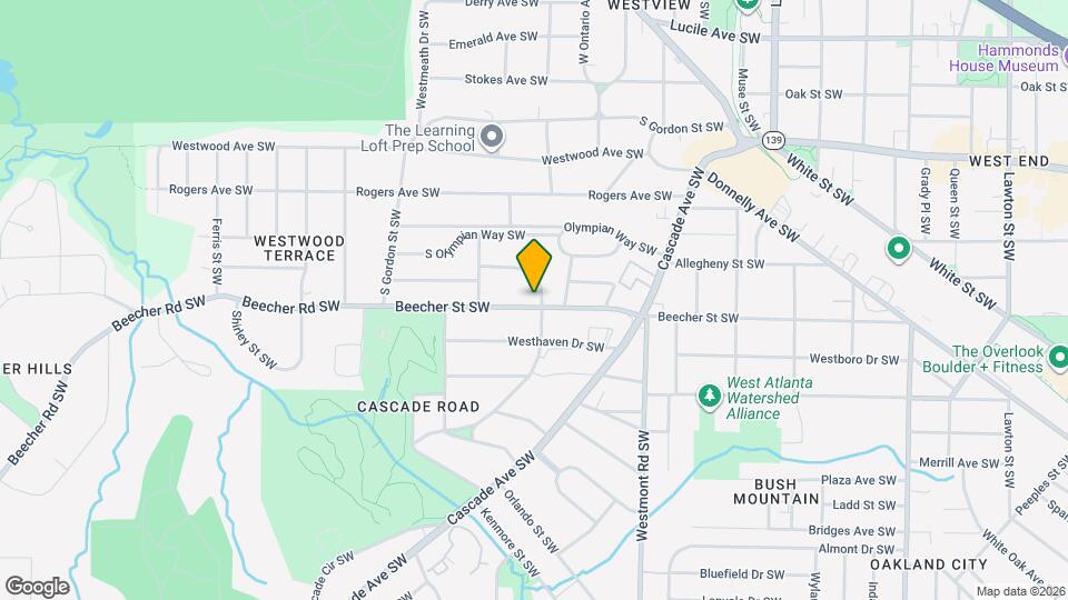 1649 Beecher St SW Map and Location Details