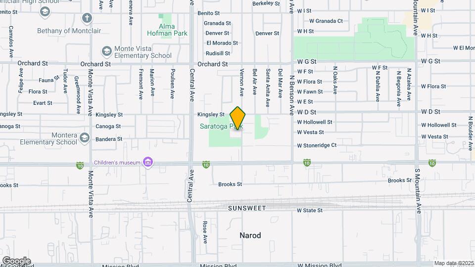 10380 Vernon Ave Map and Location Details