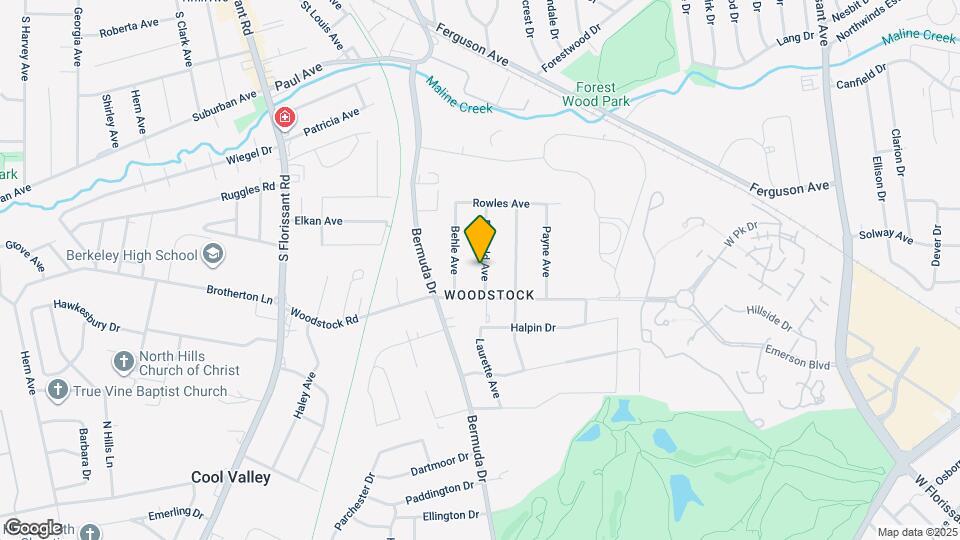 6135 Emerald Ave Map and Location Details