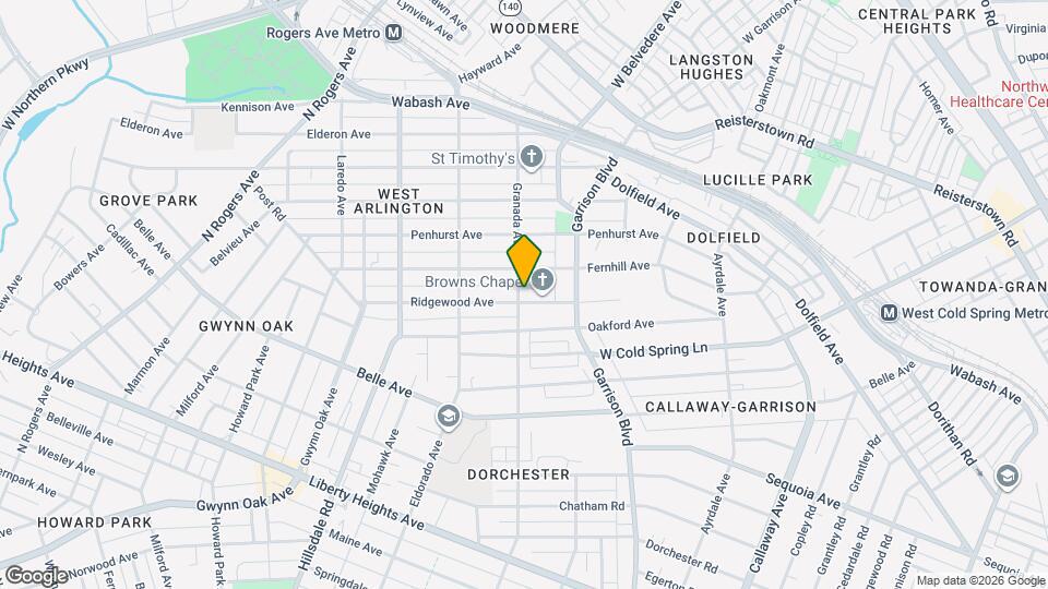 4010 Ridgewood Ave Map and Location Details
