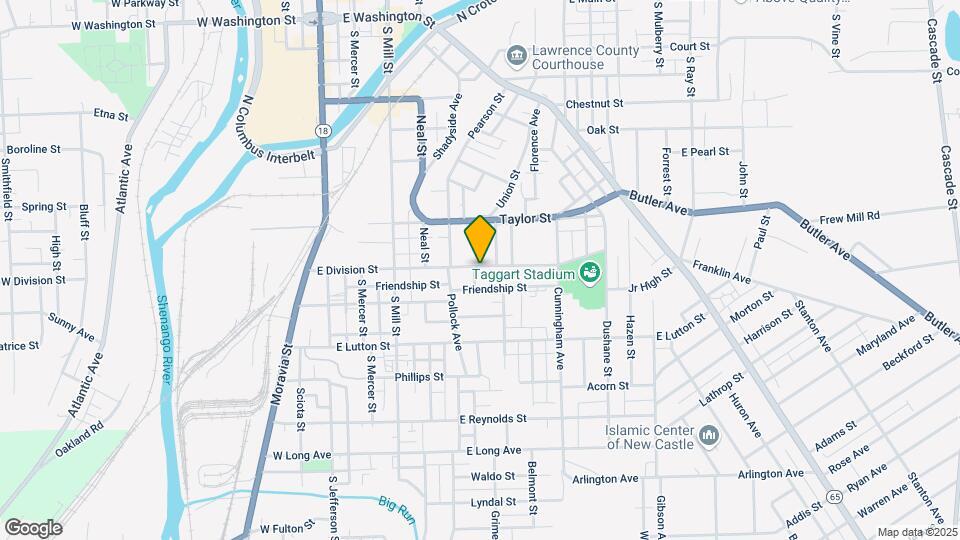 418 E Division St Map and Location Details