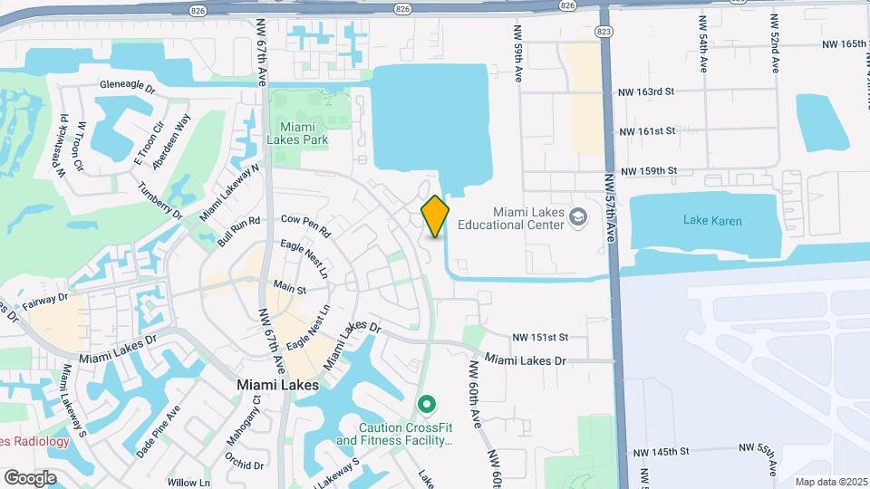 15489 N Miami Lakeway Map and Location Details