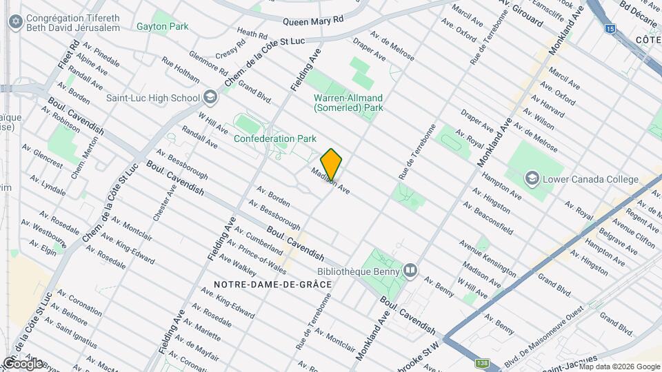 6311 Av. Somerled Map and Location Details