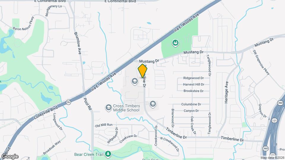 3412 Timberline Dr Map and Location Details