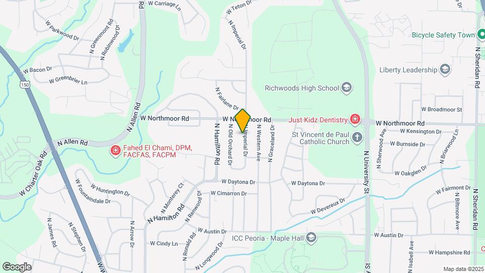 6007 N Imperial Dr Map and Location Details