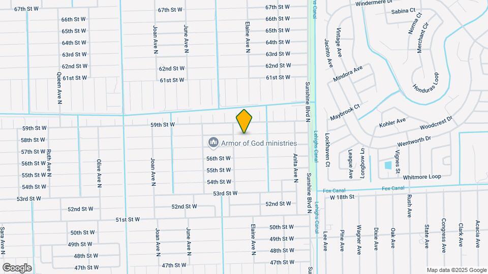 2615 58th St W Map and Location Details