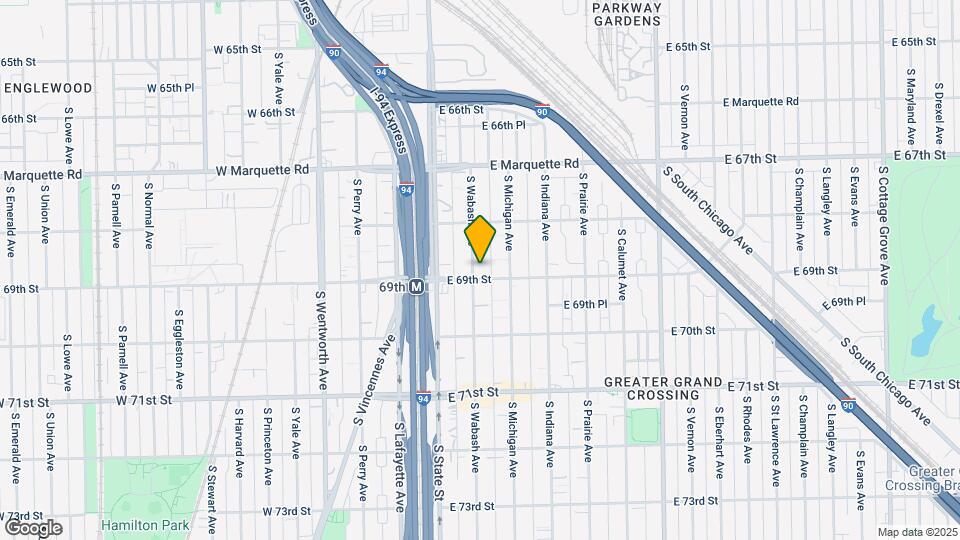 6851 S Wabash Ave, Unit 2 Mapa y Detalles de la Ubicación