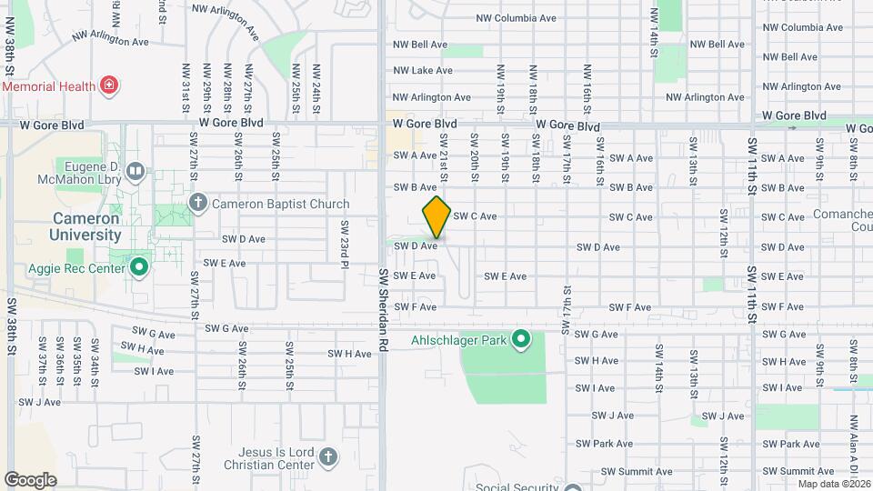 2112 SW A Ave Map and Location Details