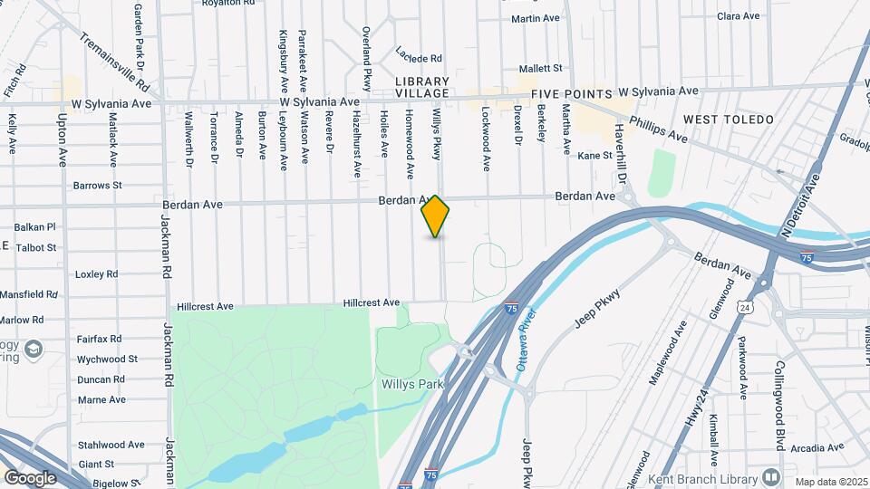 3621 Willys Pkwy Map and Location Details