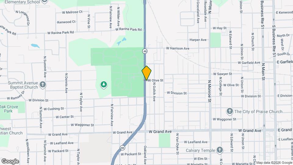 1764 N Oakland Ave Mapa y Detalles de la Ubicación