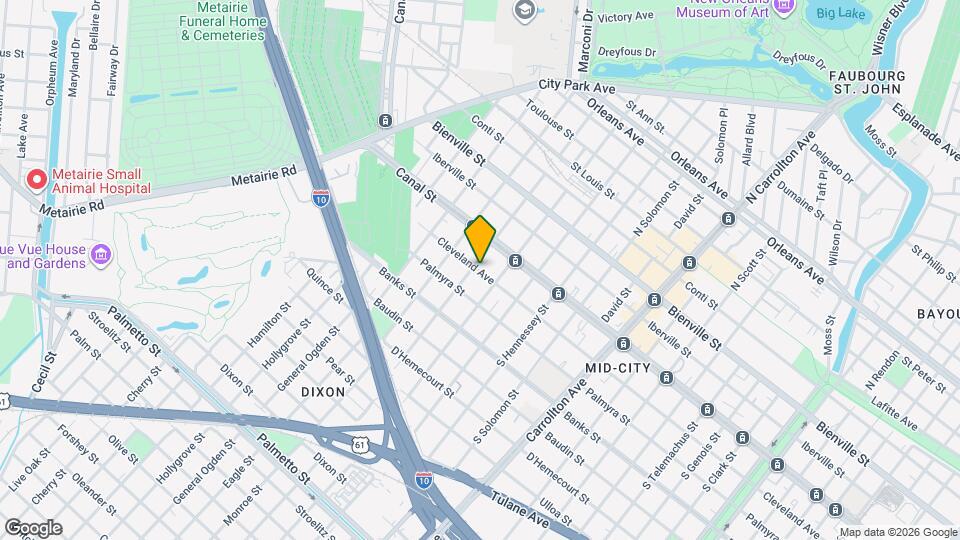 136 S Olympia, Unit 5 Map and Location Details
