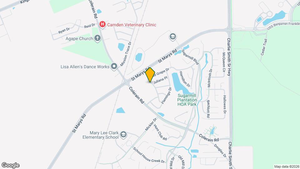 401 Wild Grape Dr Map and Location Details