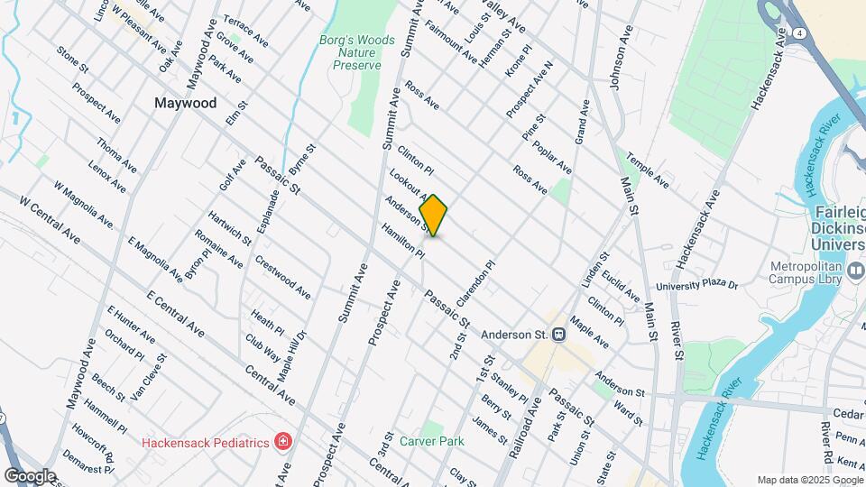 308 Hamilton Pl Mapa y Detalles de la Ubicación