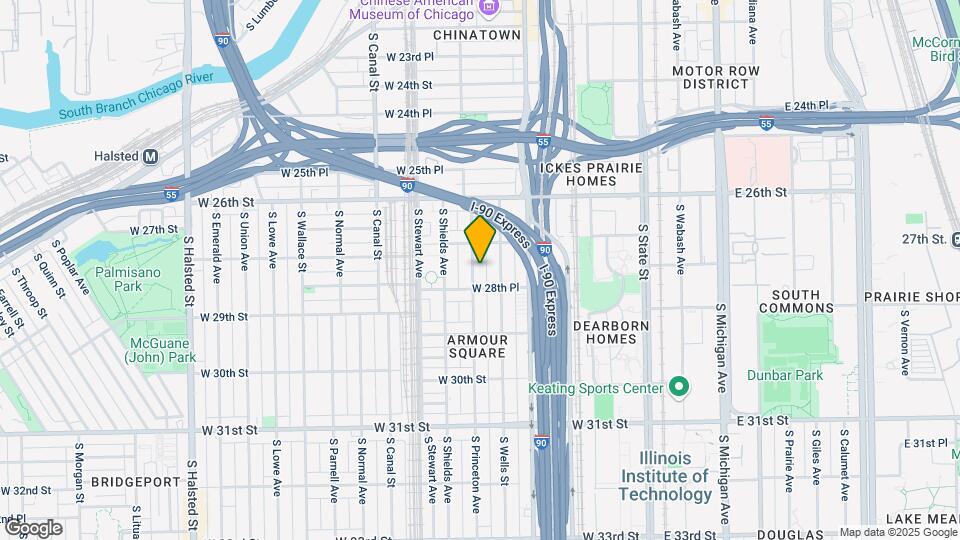 2729 S Princeton Ave Map and Location Details