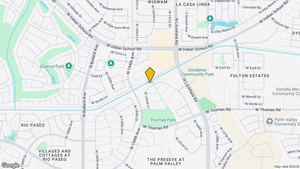 14284 W Woodbridge Ave Map and Location Details