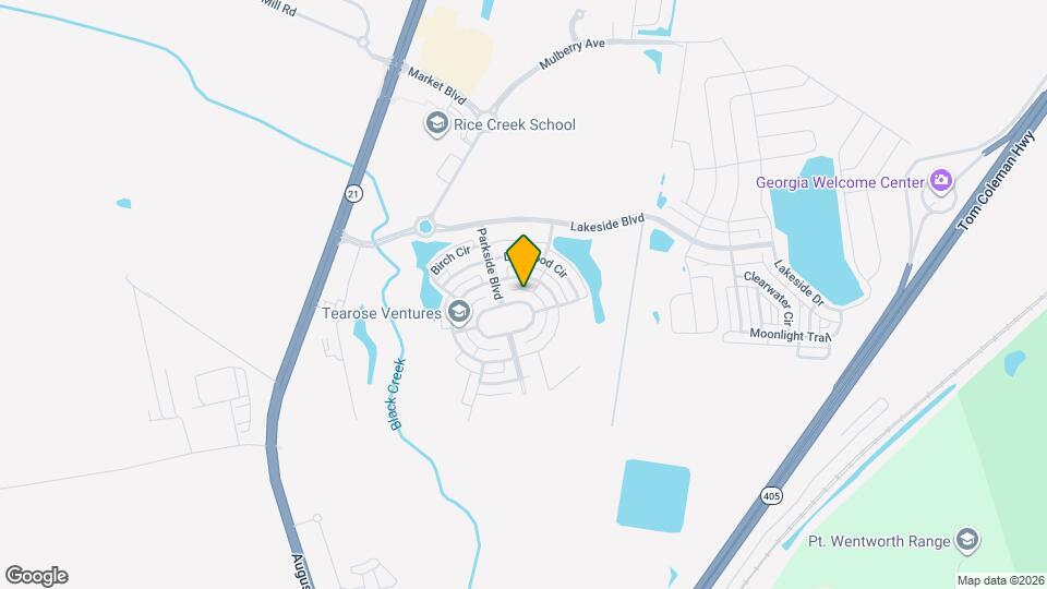 107 Parkside Blvd Map and Location Details