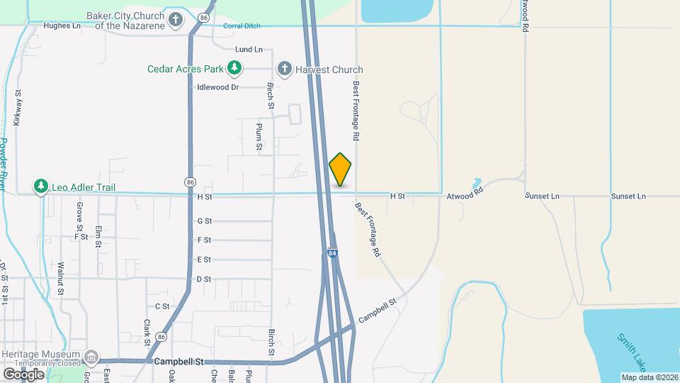 2327 Baker St Map and Location Details