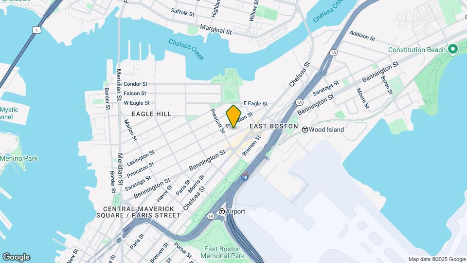 420 Saratoga St Map and Location Details