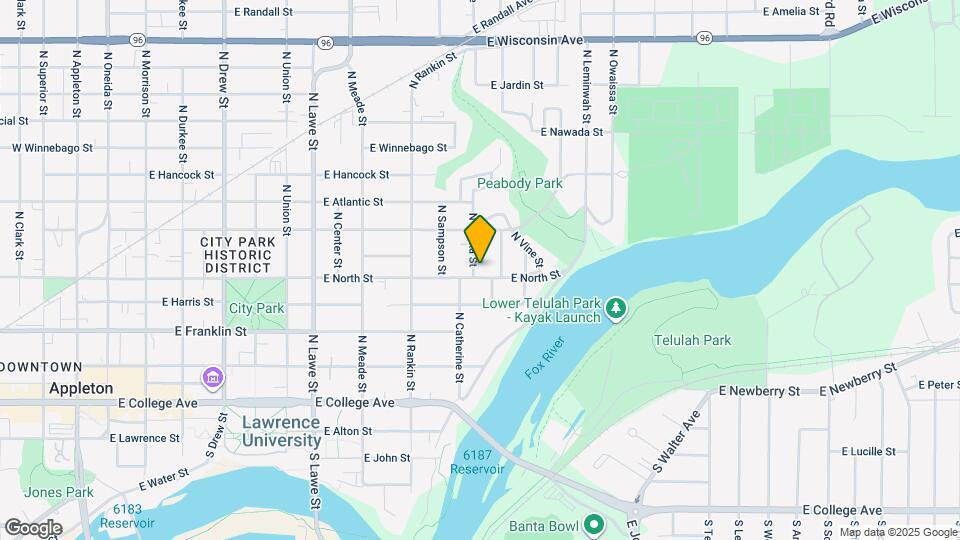 1016 E North St, Unit 3 Map and Location Details