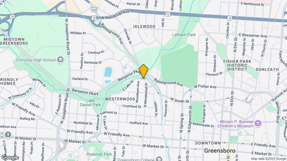 619 N Mendenhall St Map and Location Details