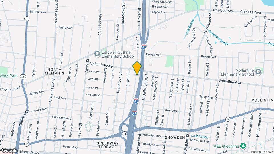 932 Lewis St Map and Location Details