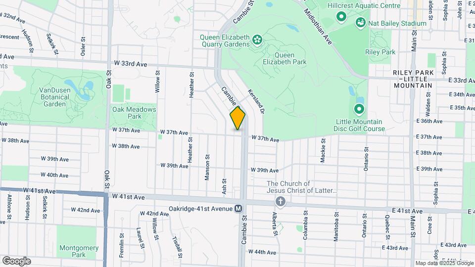 5289 Cambie St Map and Location Details