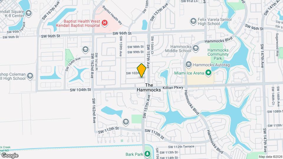 15742 SW 102nd Ln Map and Location Details