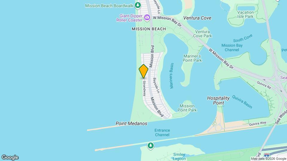 2845 Ocean Front Walk Map and Location Details