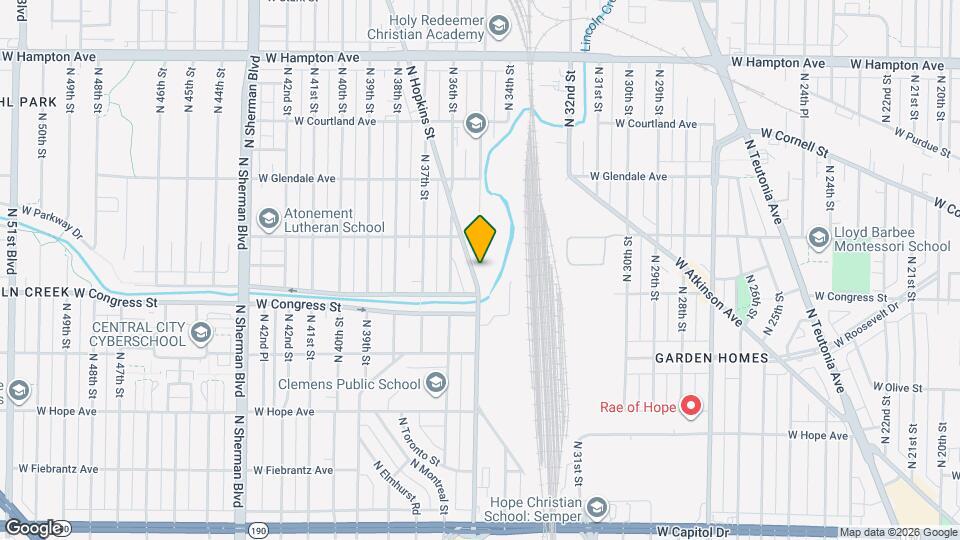 4434 N Hopkins St Map and Location Details