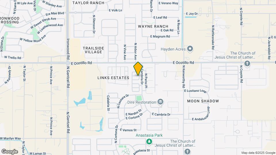 1151 E Bosi St Map and Location Details