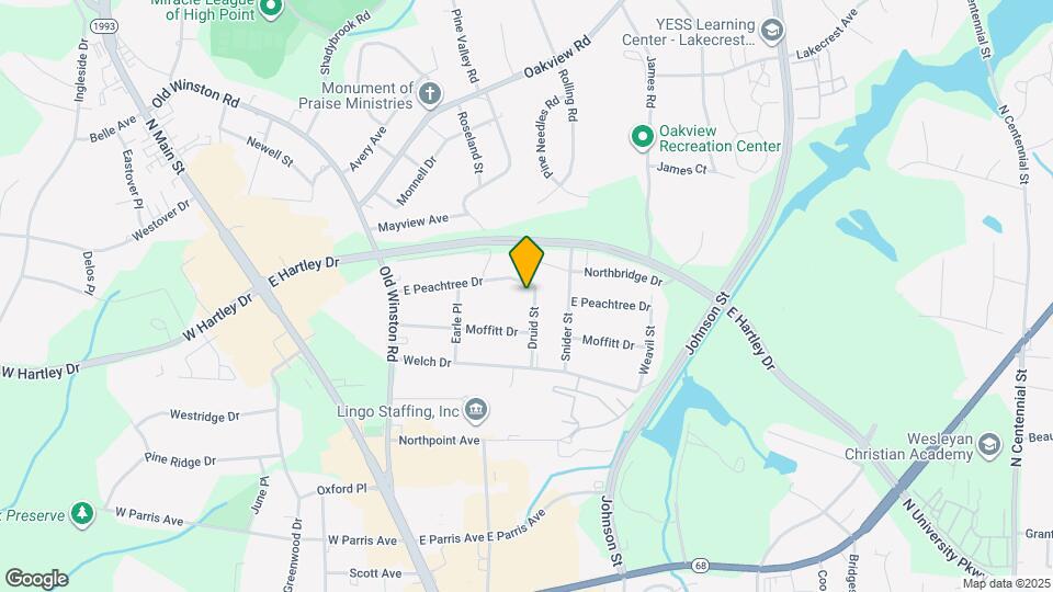 313 Druid St Map and Location Details