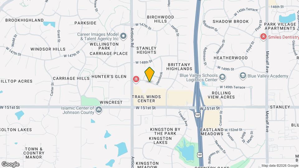 8403 W 150th St Map and Location Details