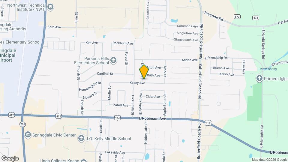 1571 Shannon St Map and Location Details