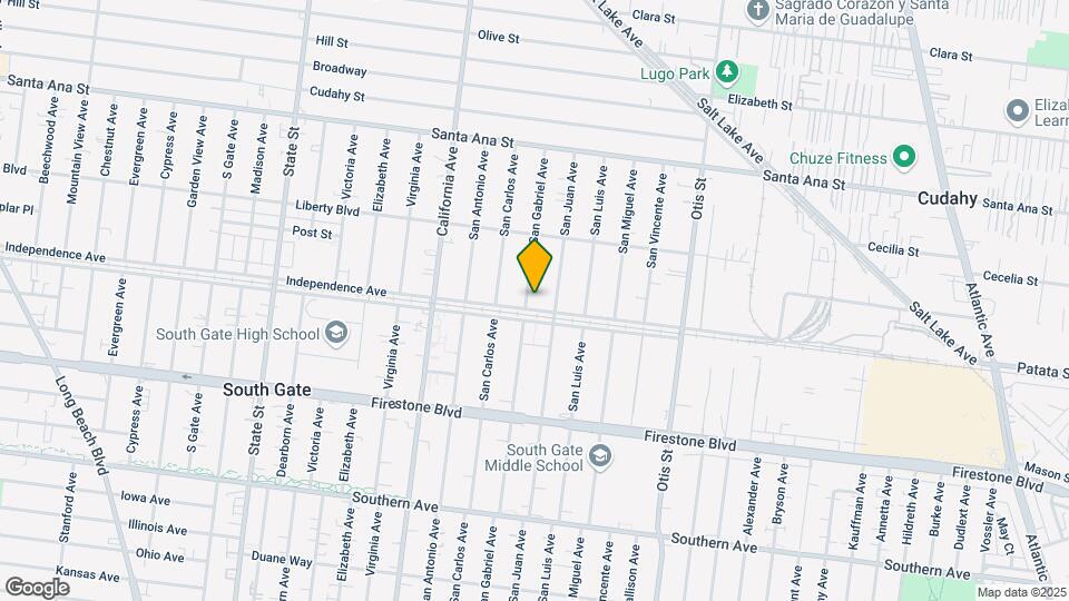 8470 San Gabriel Ave Mapa y Detalles de la Ubicación