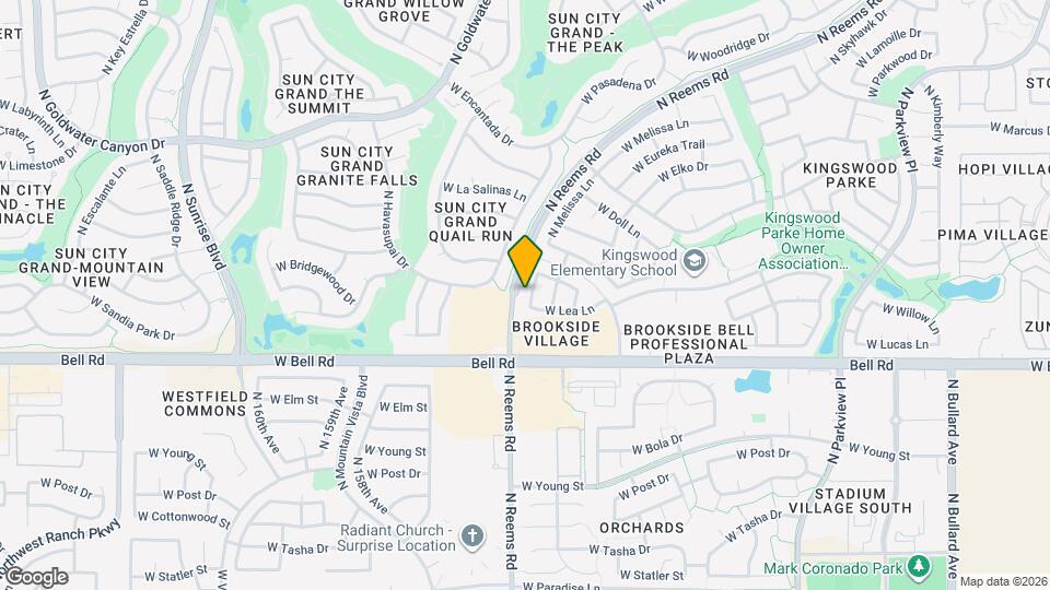 17116 N Melissa Ln Map and Location Details