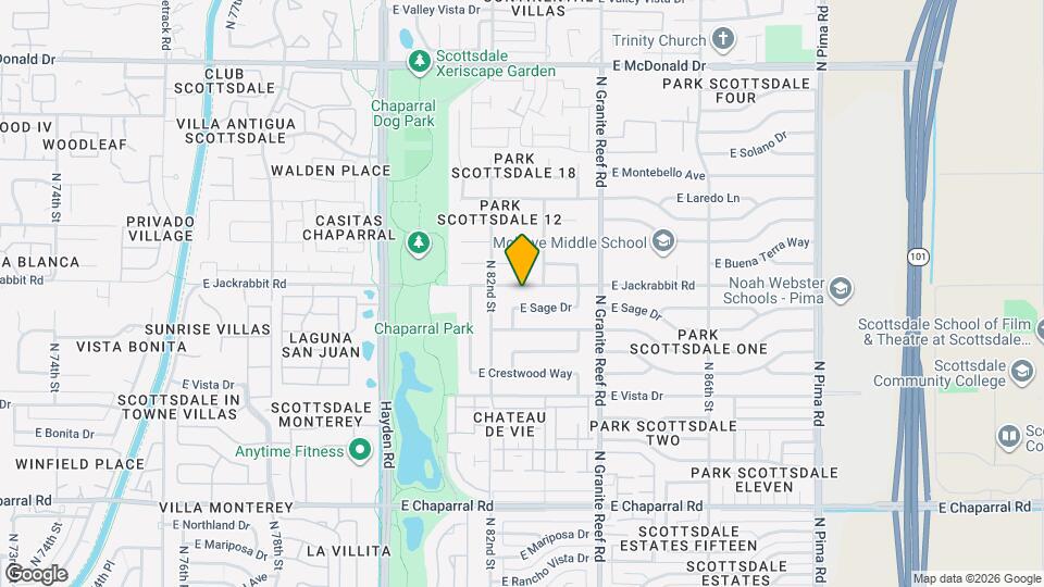 8225 E Jackrabbit Rd Map and Location Details