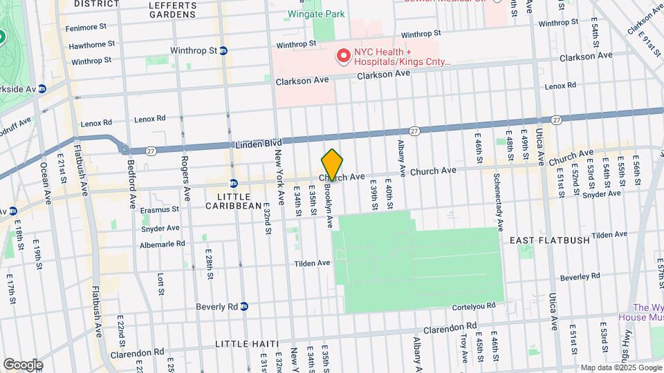 939 Brooklyn Ave Map and Location Details