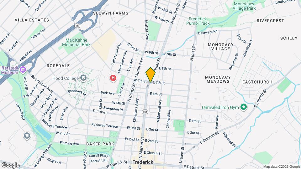 626 N Market St Map and Location Details