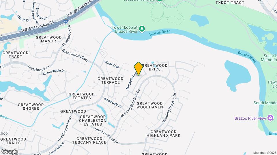 8707 Westbrook Forest Dr Map and Location Details
