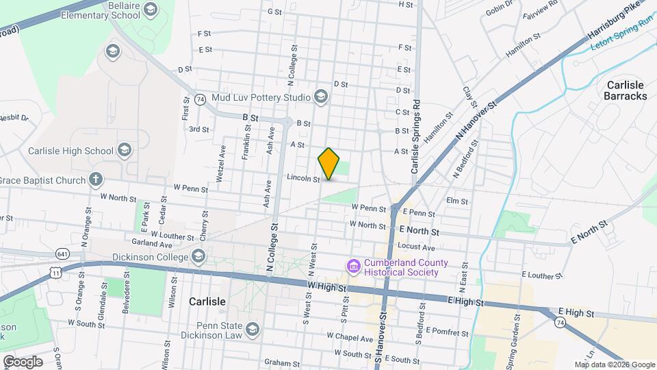 162 Lincoln St, Unit 2 Map and Location Details