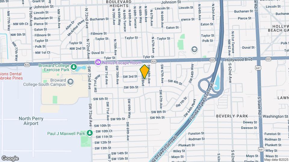 401 SW 68th Blvd Map and Location Details