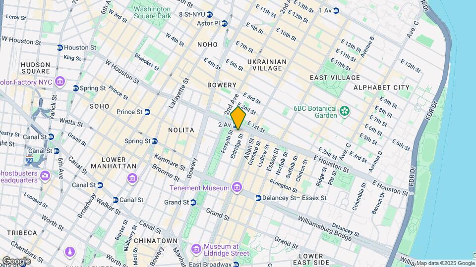 245 Eldridge St Map and Location Details