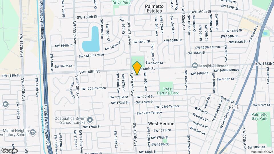 16905 SW 106th Ct Map and Location Details