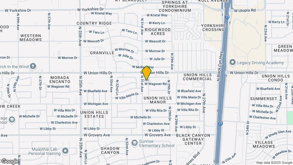 18422 N 30th Ln Map and Location Details