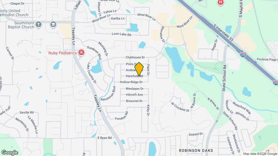 2724 Hereford Rd Map and Location Details