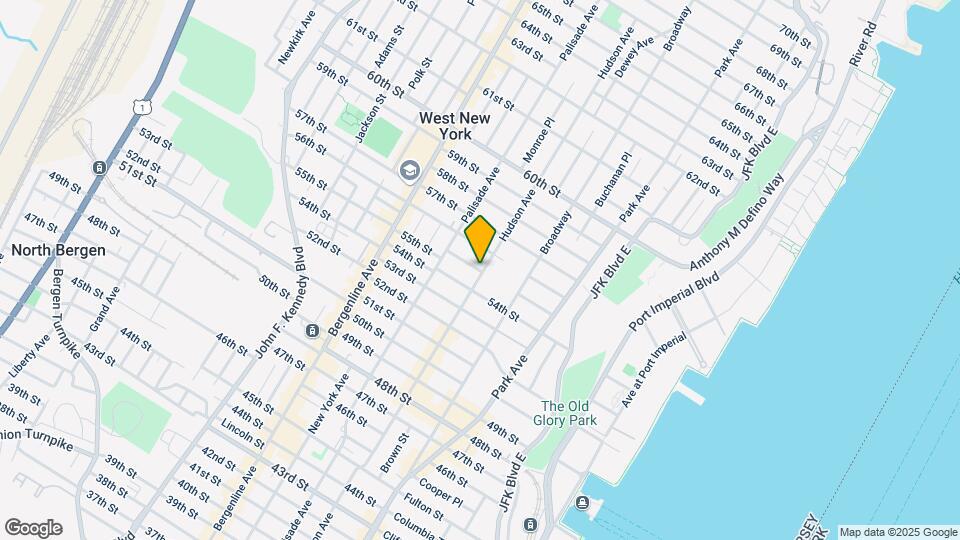 5501 Hudson Ave-Unit -205 Map and Location Details