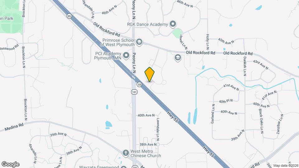 4201 Merrimac Ln N, Unit 90 Mapa y Detalles de la Ubicación