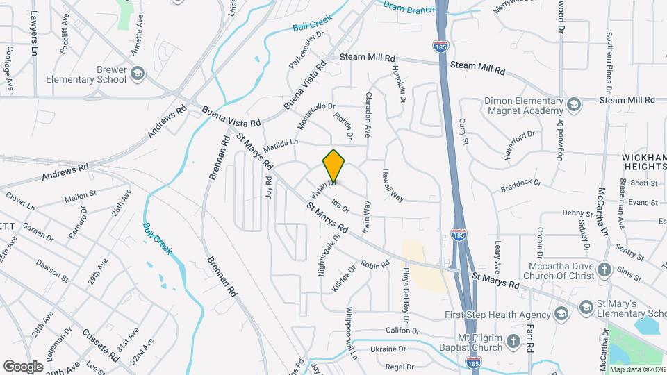 3622 Vivian Ln Map and Location Details