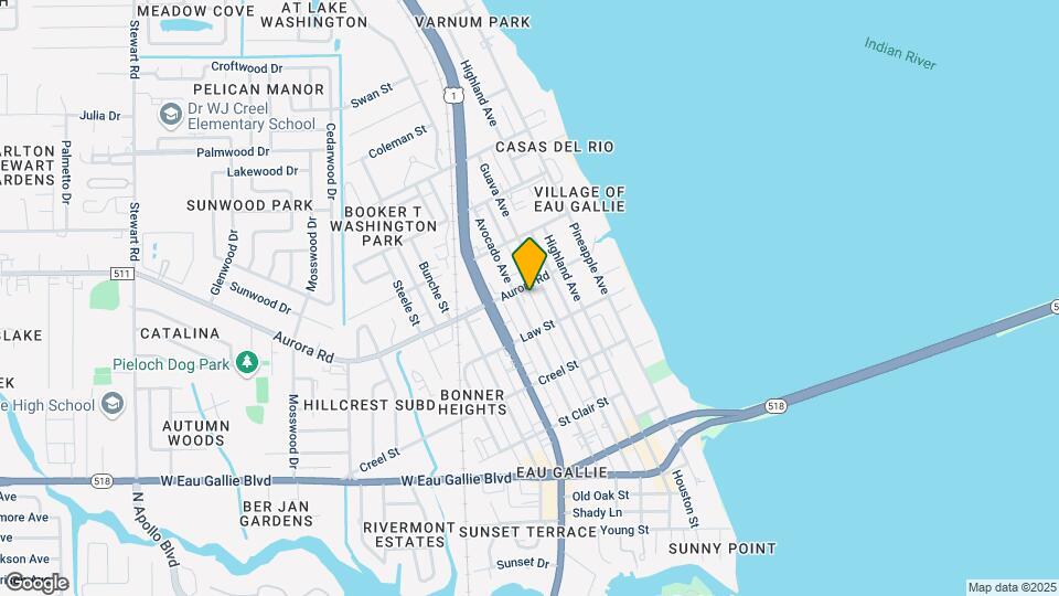 1727 Avocado Ave Mapa y Detalles de la Ubicación