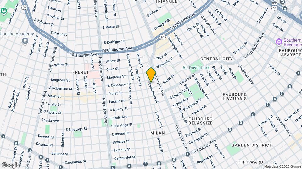 2515 Delachaise St Map and Location Details